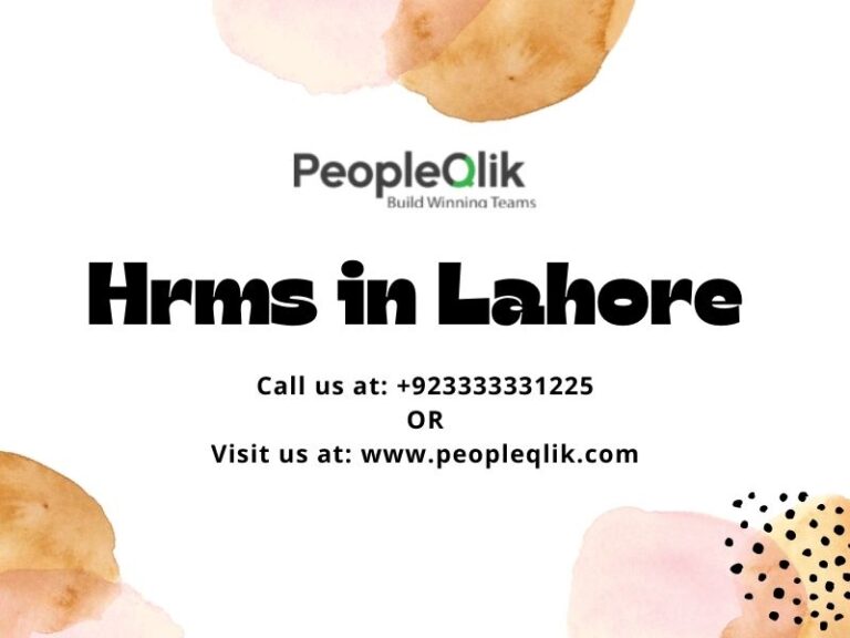The Full HR Management Solution for PeopleQlik HRMS in Lahore