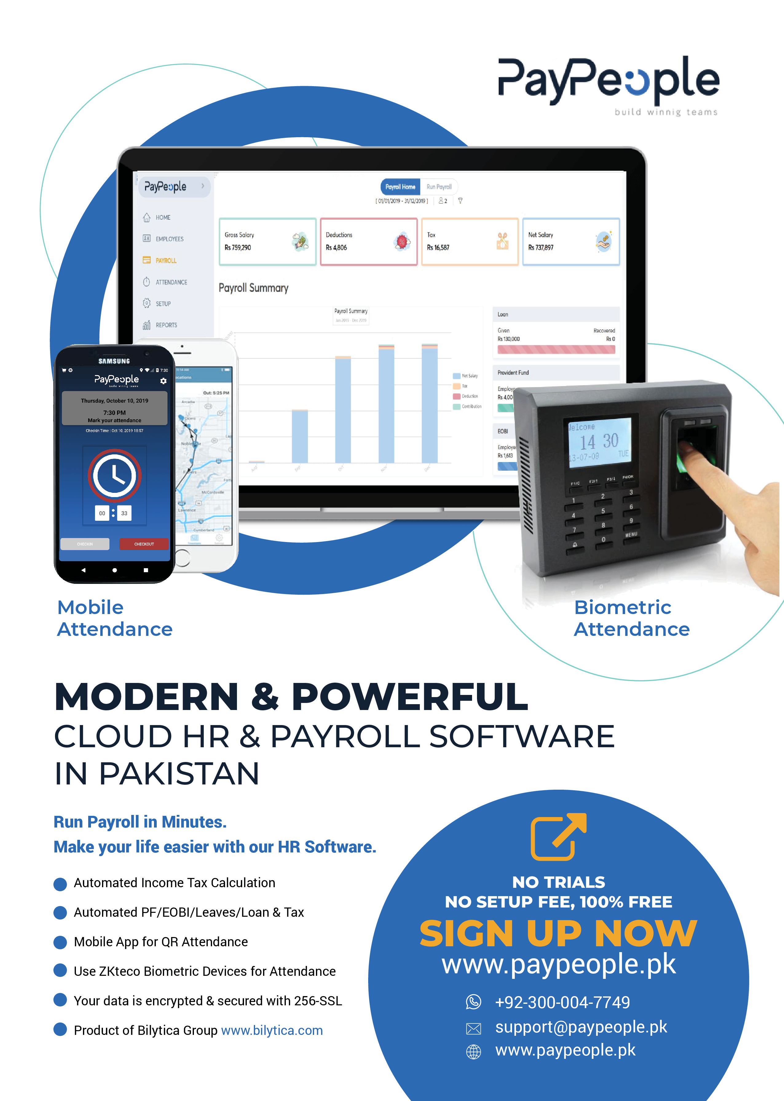 Top 4 Time and Attendance Software in Lahore Improve Efficiency